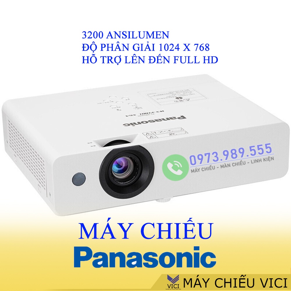 Máy Chiếu Cũ Panasonic PT-X303C, Trình chiếu rõ nét sáng đẹp ban ngày, Bảo Hành 3 Tháng, Tặng Kèm Túi Xách