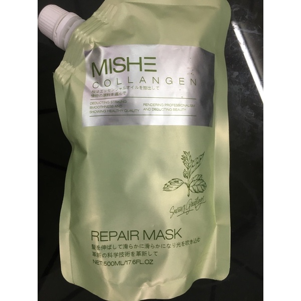 HẤP ủ TÓC mishe PHỤC HỒI COLLAGEN SIÊU MỀM 500ml hương thơm nước hoa