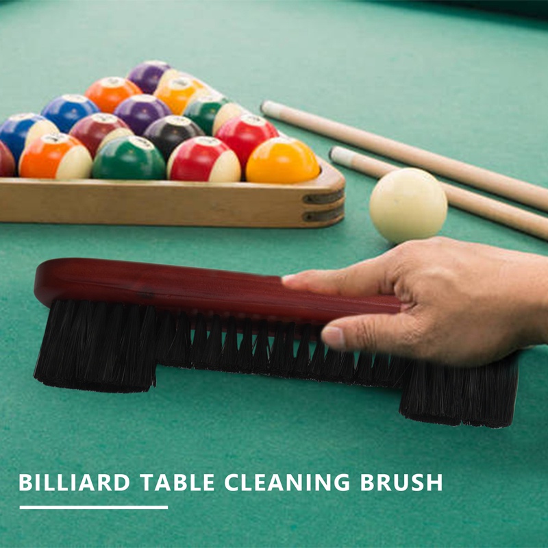 Mới Bộ Bàn Chải Đánh Bida Bằng Gỗ Kèm Đầu Chổi Thay Thế Tiện Dụng