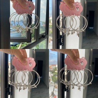 Vòng kiềng mix charm có thể điều chỉnh size tay