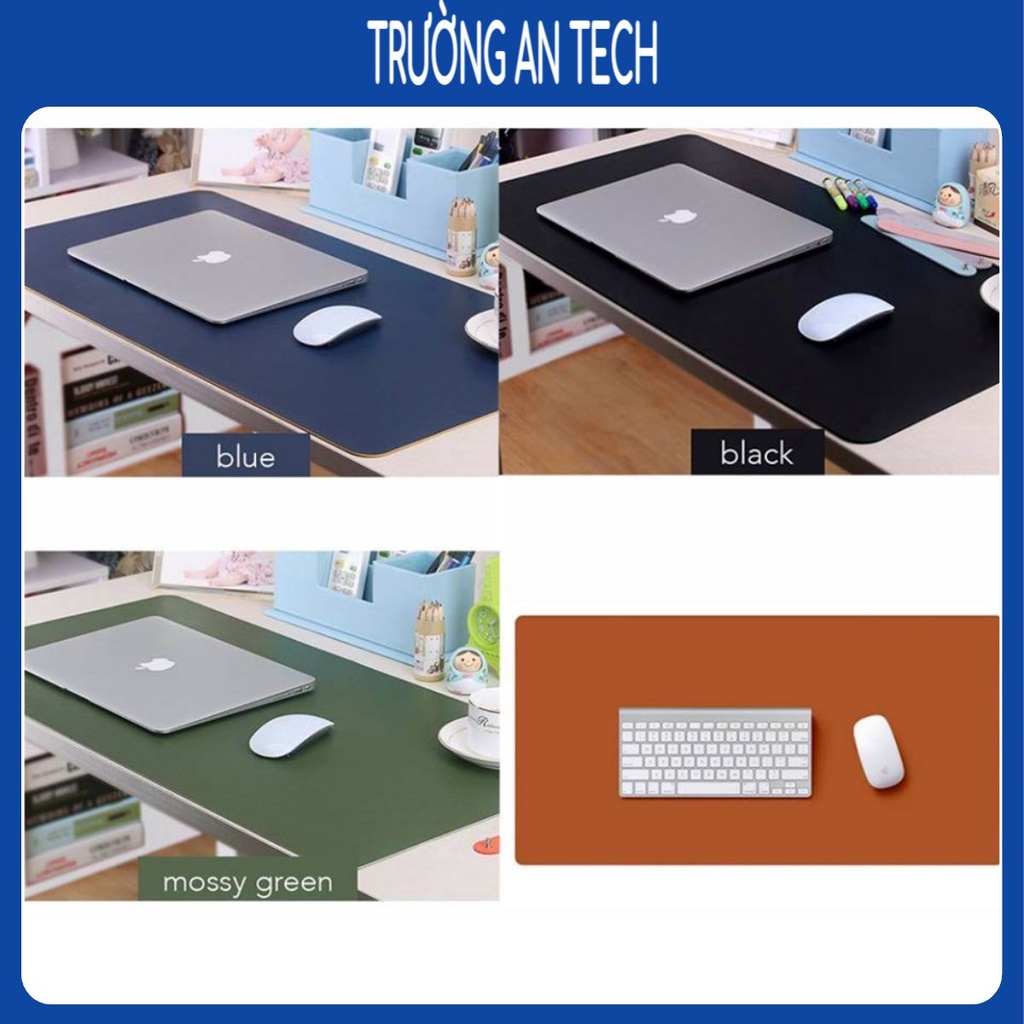 Miếng Da PU Trải Bàn Làm Việc DeskPad Da Size Lớn Kiêm Miếng Lót Chuột Máy Tính Cỡ Lớn Chống Nước Cao Cấp
