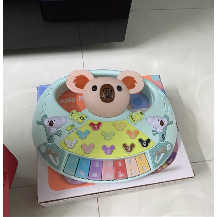 Đồ chơi đàn Piano hình gấu Koala tích hợp nhiều tính năng hàng km enfa