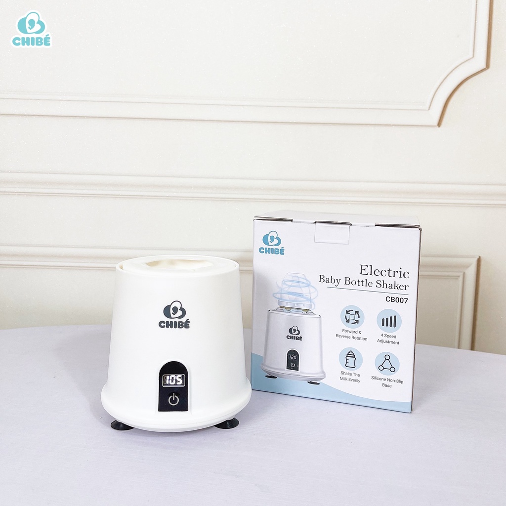 Máy lắc bình sữa Chibe CB007 cho bé thơm ngon, không bọt, không vón