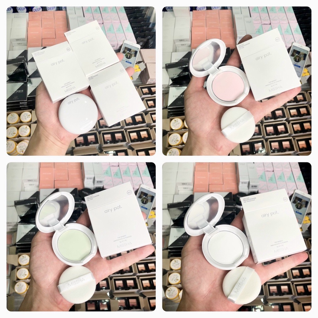 Phấn Phủ Dạng Nén Kiểm Soát Dầu MISSHA Airy Pot Pressed Powder 5g