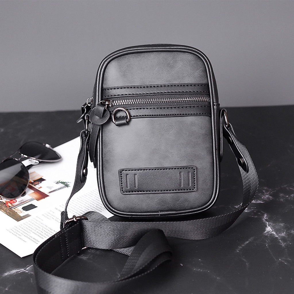 Túi đeo chéo, túi điện thoại nam DA cao cấp – BEE GEE DCN9126