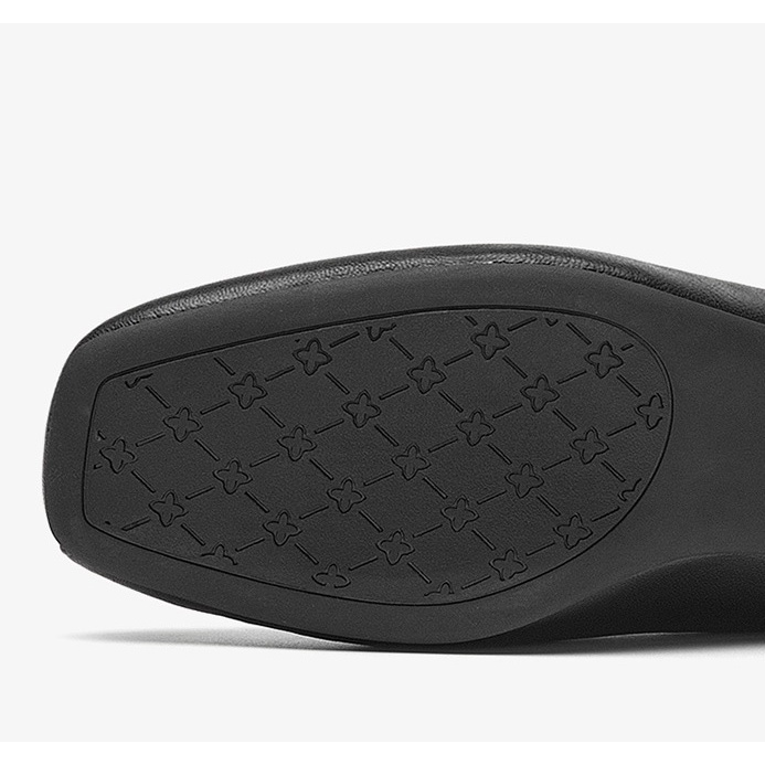 Giày cao gót Dusto da mềm, mũi vuông, gót vuông 4cm