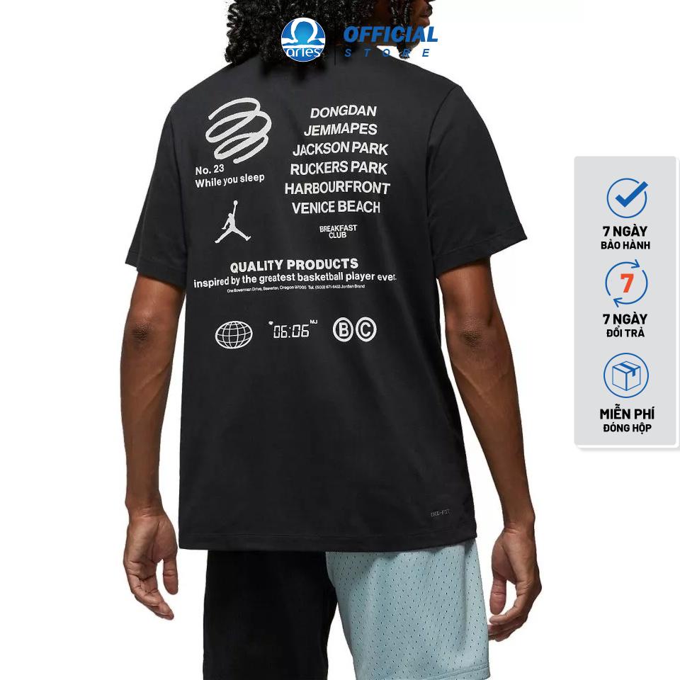Áo thun thể thao Nike Jordan Grap Tee chính hãng chất liệu thun cotton 100% mềm mịn thoáng mát - Aries Sốp