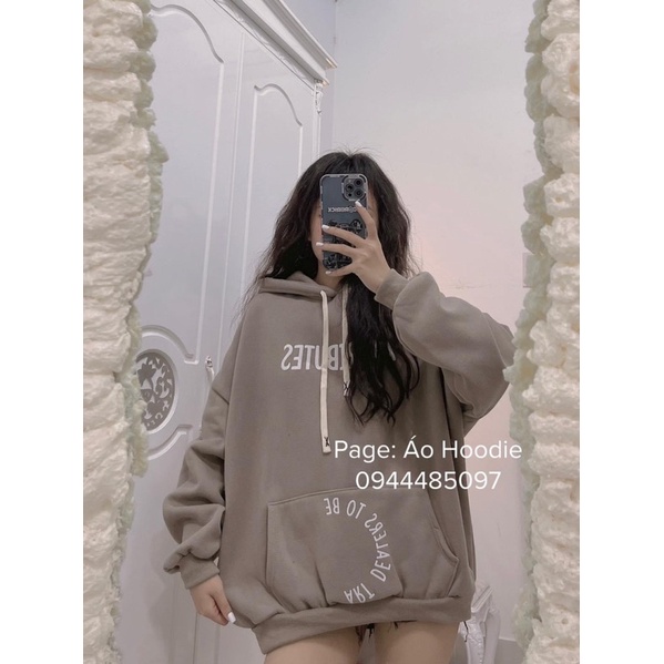 Áo hoodie ATTRI chữ vòng H2A866