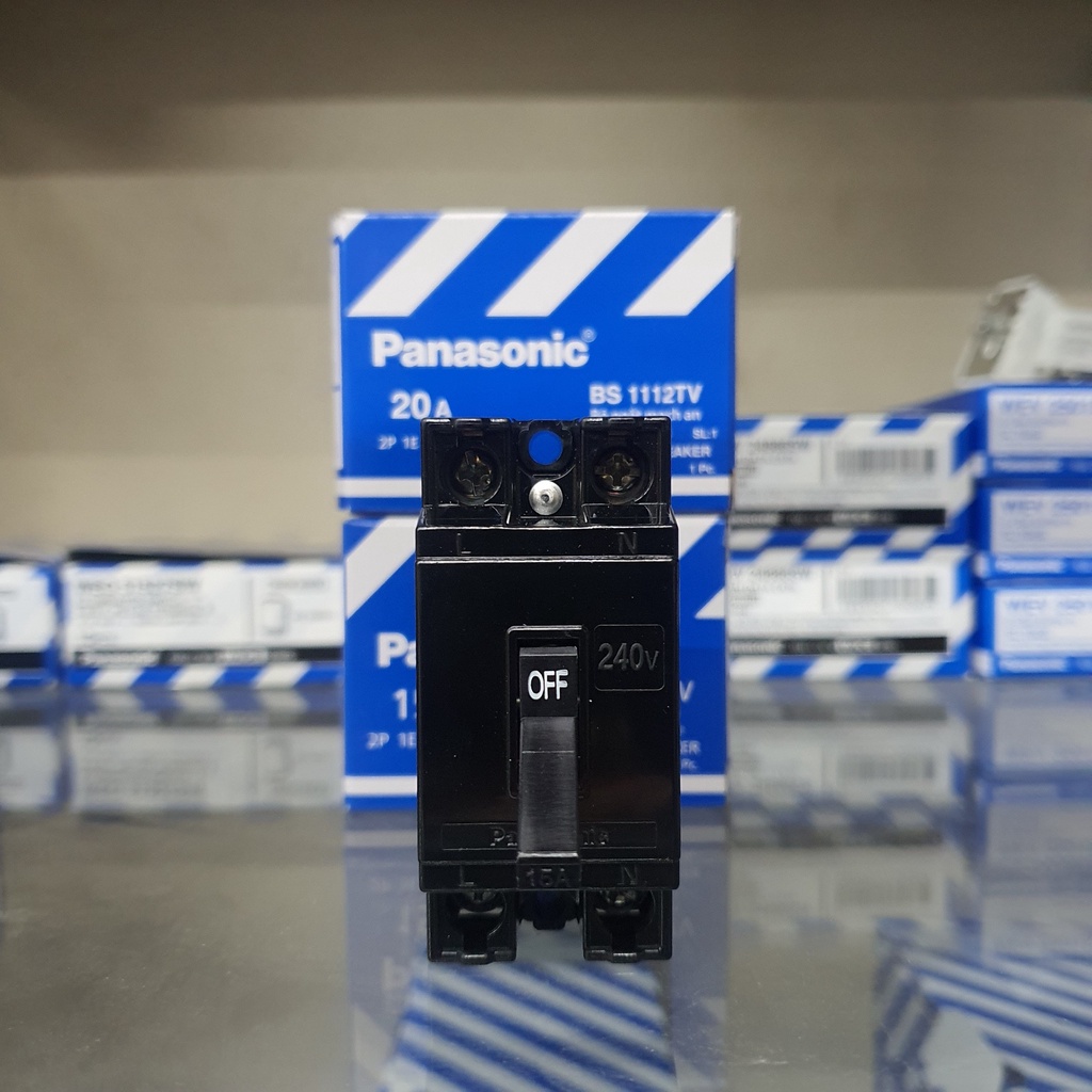 Bộ cầu dao an toàn HB 2P1E  Panasonic BS1110/ BS1111/ BS1112/ BS1113/ BS1114TV - hàng chính hãng