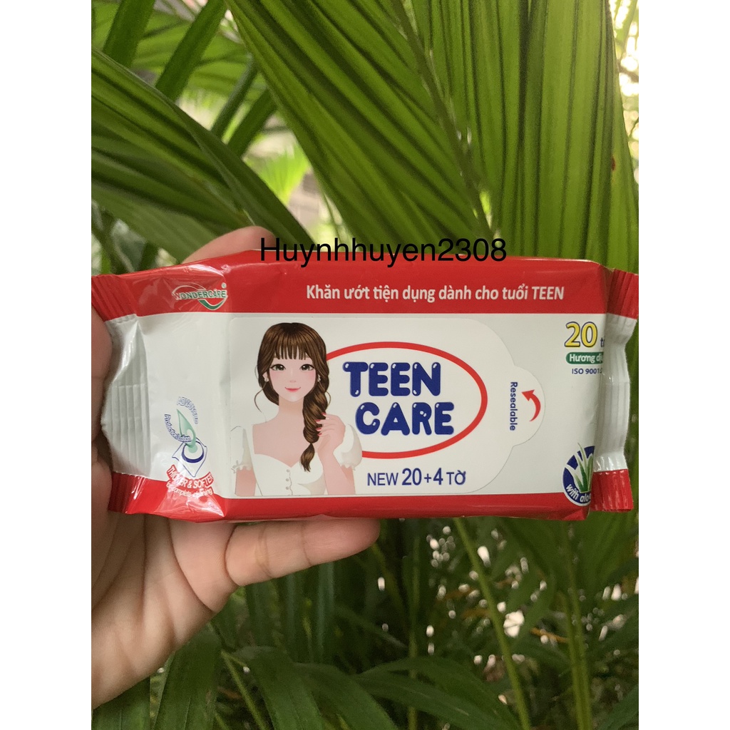Khăn ướt tiện dụng TEEN CARE_20 tờ-45gr.