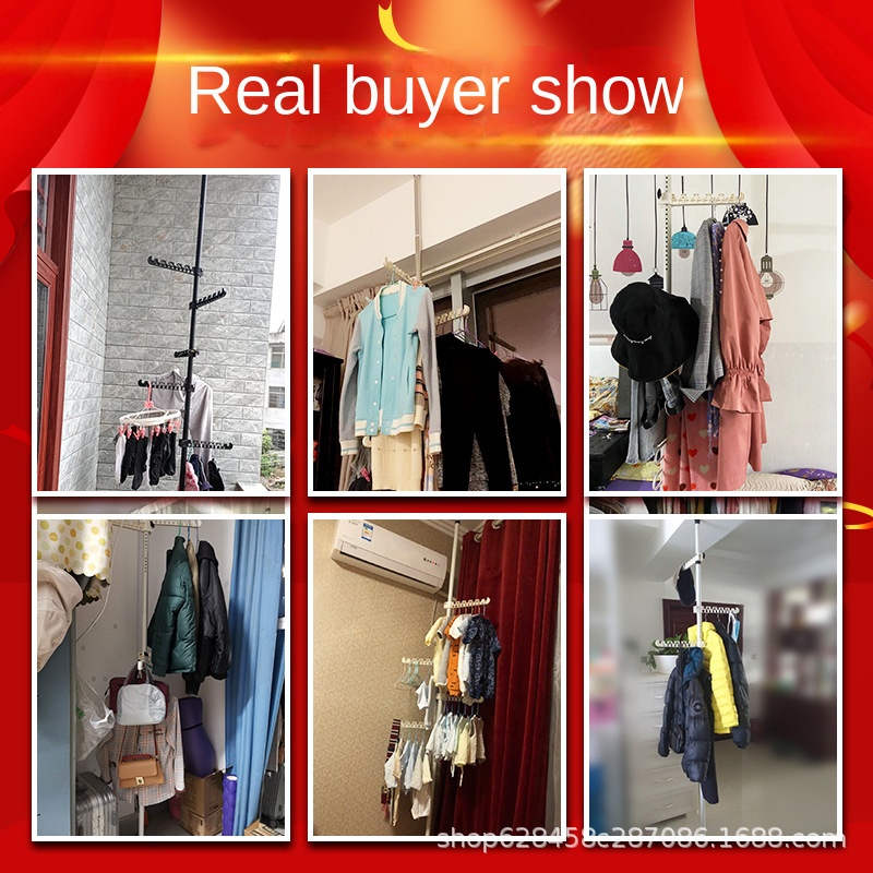 Giá Treo Phơi Đồ Có Thể Thu Gọn Tiện Dụng Cho Phòng Ngủ / Ban Công