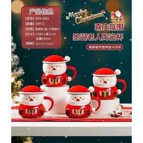 Cốc sứ giáng sinh hình ông già noel cute