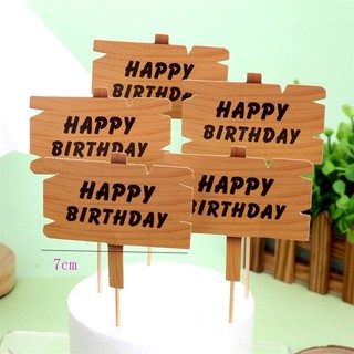 Set 5 que cắm biển báo nâu hpbd