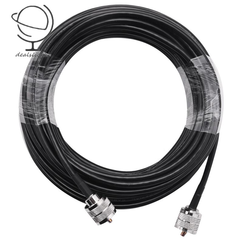 Dây Cáp Đồng Trục 15M UHF RG58 PL259 50 Ohms CB