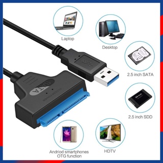 Cáp ChuyểN ĐổI Sata 3 Sang USB 6Gbps, SSD HDD 2.5 Inches 22 Pin Sata III