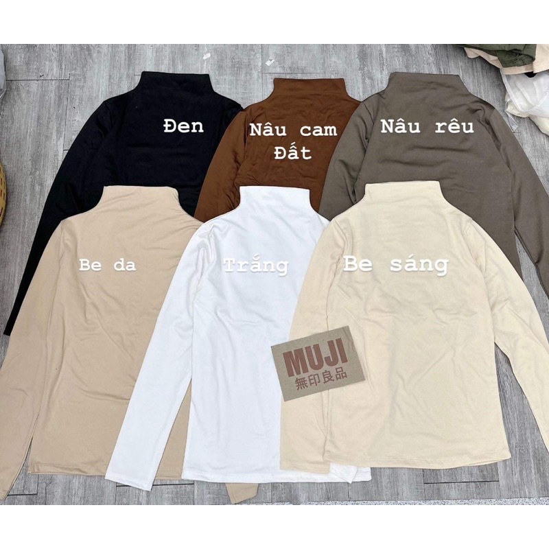 Áo giữ nhiệt cổ 3 phân siêu hot🌸DAQUY20🌸áo giữ nhiệt lót lông👉ảnh thật cuối