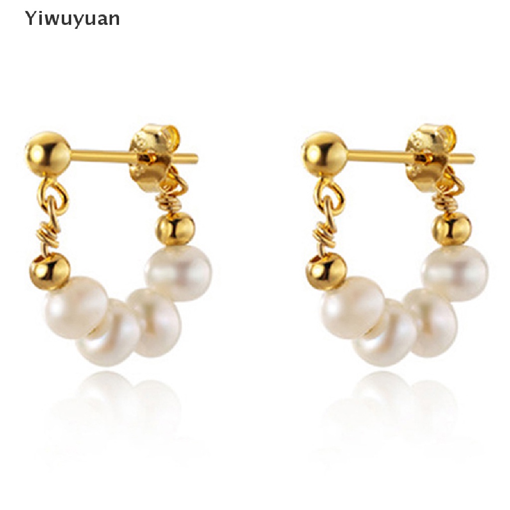 1 Đôi Bông Tai Ngọc Trai Baroque Thời Trang Cho Nữ