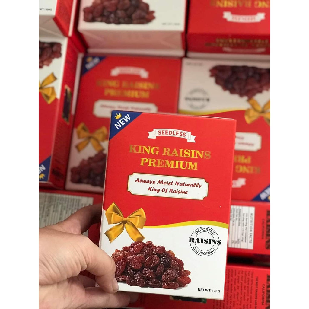 Nho Khô Mỹ mẫu quốc dân 100g - SIÊU RẺ đóng quà Tết Tuyệt Vời