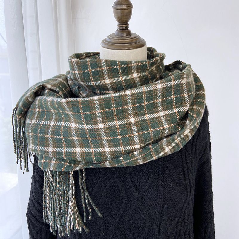 Khăn Choàng Mùa Đông Caro Nhỏ