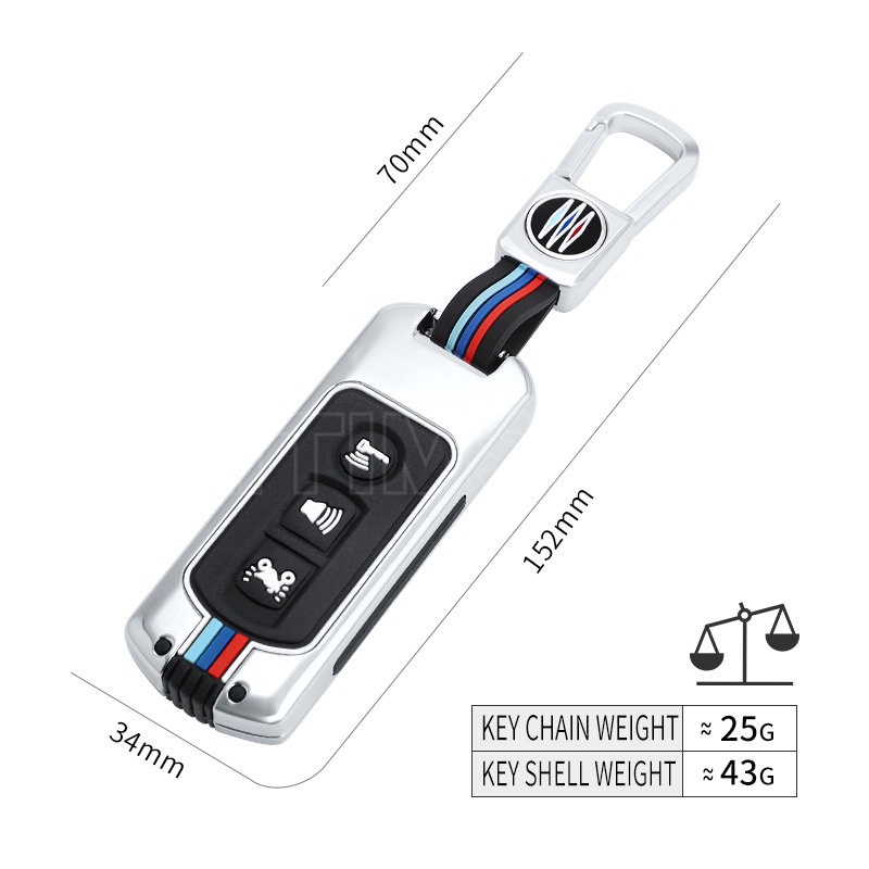 Ốp Chìa Khóa Bằng Hợp Kim Dành Cho Xe Honda Forza 250 350 X-ADV 750 SH150i Super Cup SH300 150 PCX 125 SH125 Jpav150 2020 2021