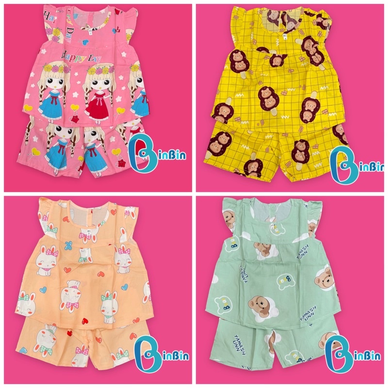 Bộ lanh bé gái đồ tole cho bé loại 1