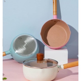 Chảo sâu lòng đáy từ, chảo chống dính công nghệ nhật bản hợp kim nhôm 18cm