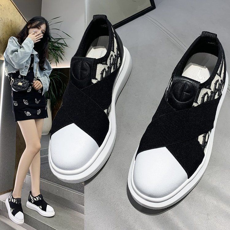 Giày Thể Thao Mcqueen Vải Canvas Đế Dày Thoáng Khí Thời Trang Mùa Xuân 2022 Cho Nữ