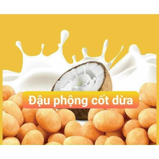 [HCM]Đậu phộng da cá vị nước cốt dừa 500gr [túi zip bạc]