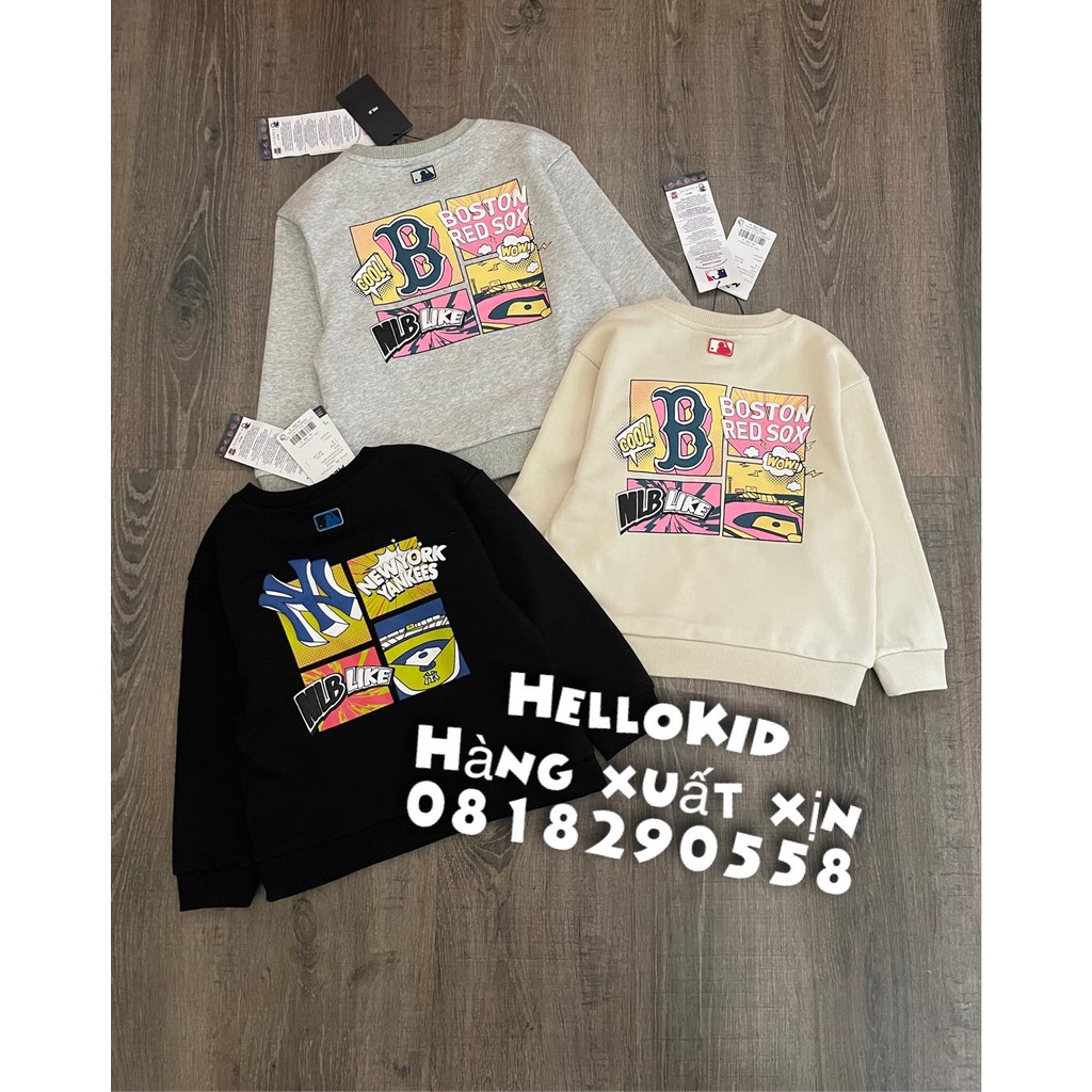 A879-Áo nỉ chữ in sau cho bé