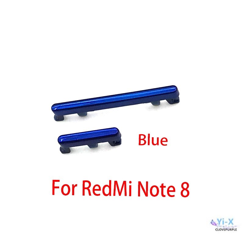 Nút Nguồn Mới + Nút Bấm Âm Lượng Bên Hông Cho Xiaomi Redmi Note 8 Pro