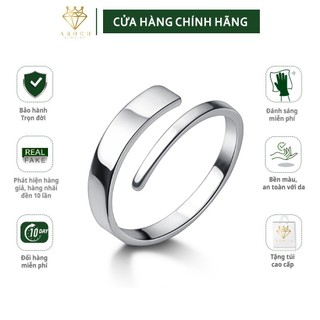 Nhẫn nữ hở bạc Ý s925 Freesize phong cách thời trang Hàn Quốc J2283 - AROCH Jewelry