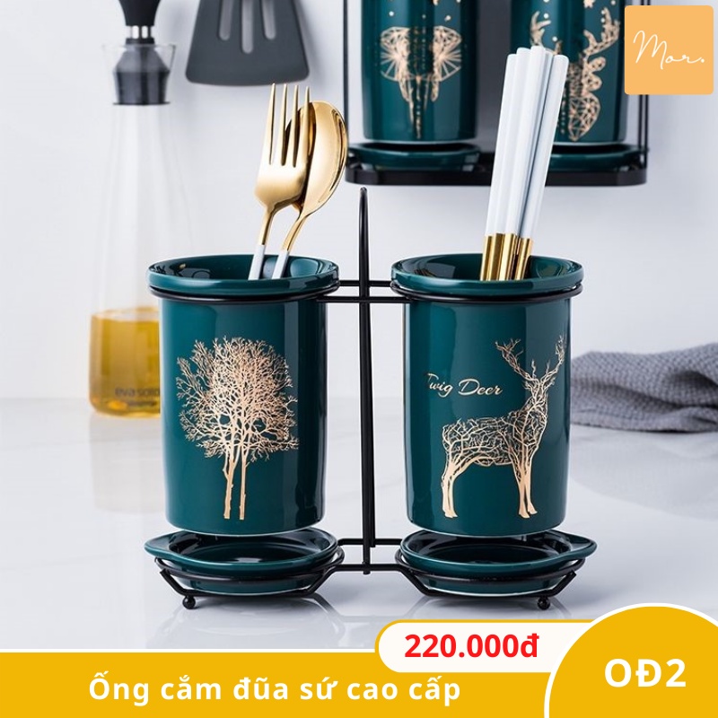 Ống cắm đũa sứ cao cấp