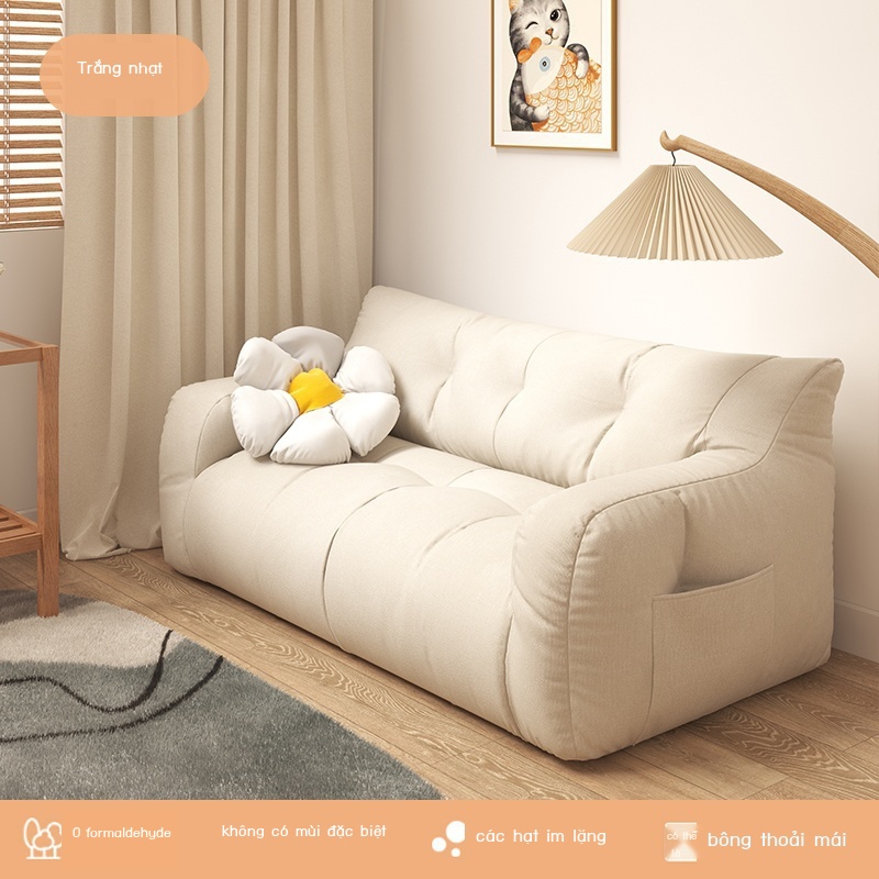GGhế Sofa lười hạt xốp ghế tựa lưng có thể nằm ngủ dùng trong phòng làm việc, phòng ngủ, phòng khách, ban công giải trí