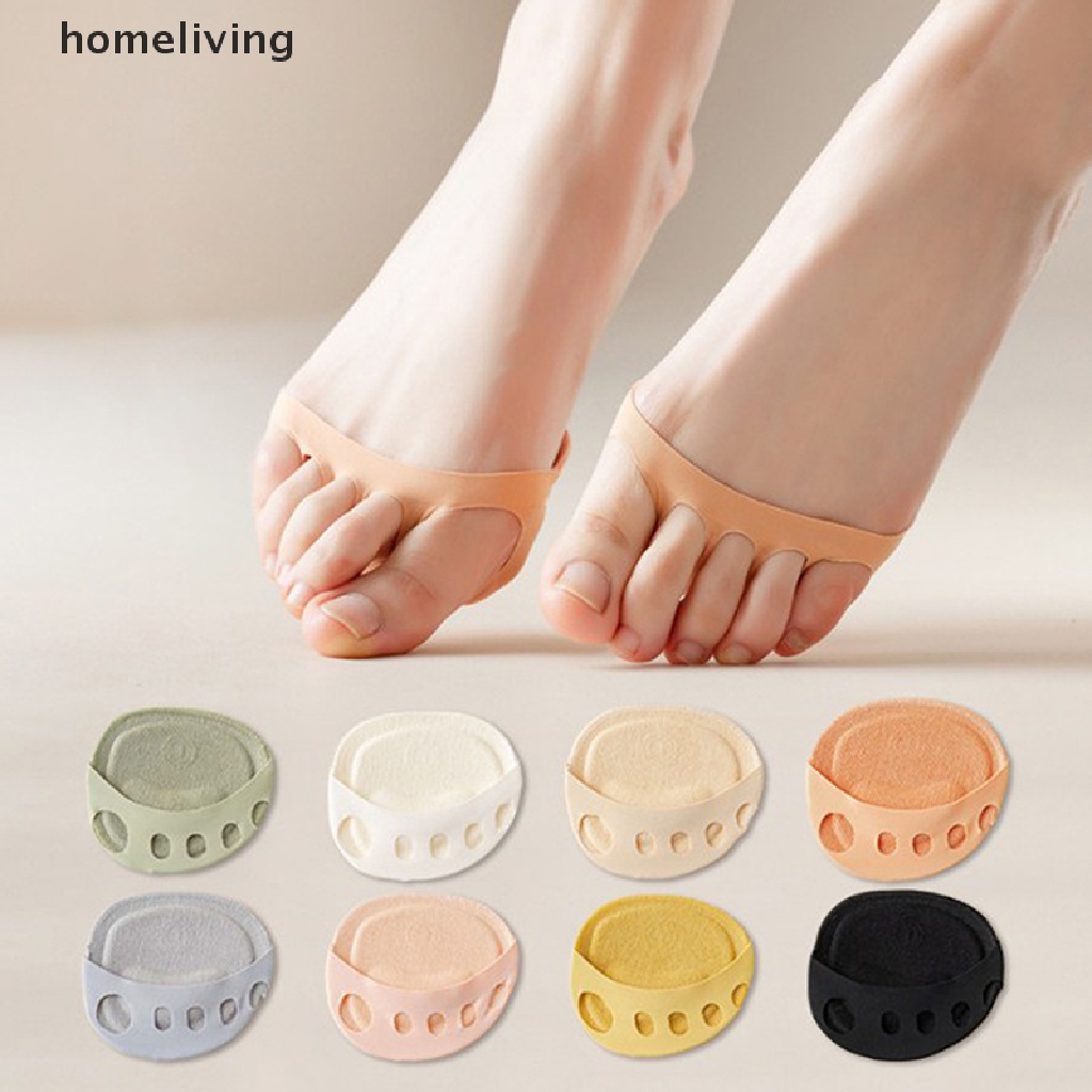 1 Cặp Đệm Lót Giày Cao Gót Năm Ngón Mềm Mại Thoáng Khí Giảm Đau Chăm Sóc Sức Khỏe Cho Nữ