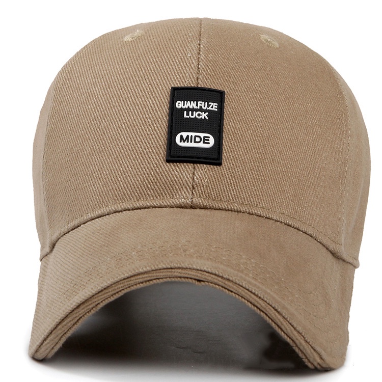 Mũ Lưỡi Trai Màu Trơn Thêu Chữ Phong Cách Thể Thao Năng Động Cho Nam