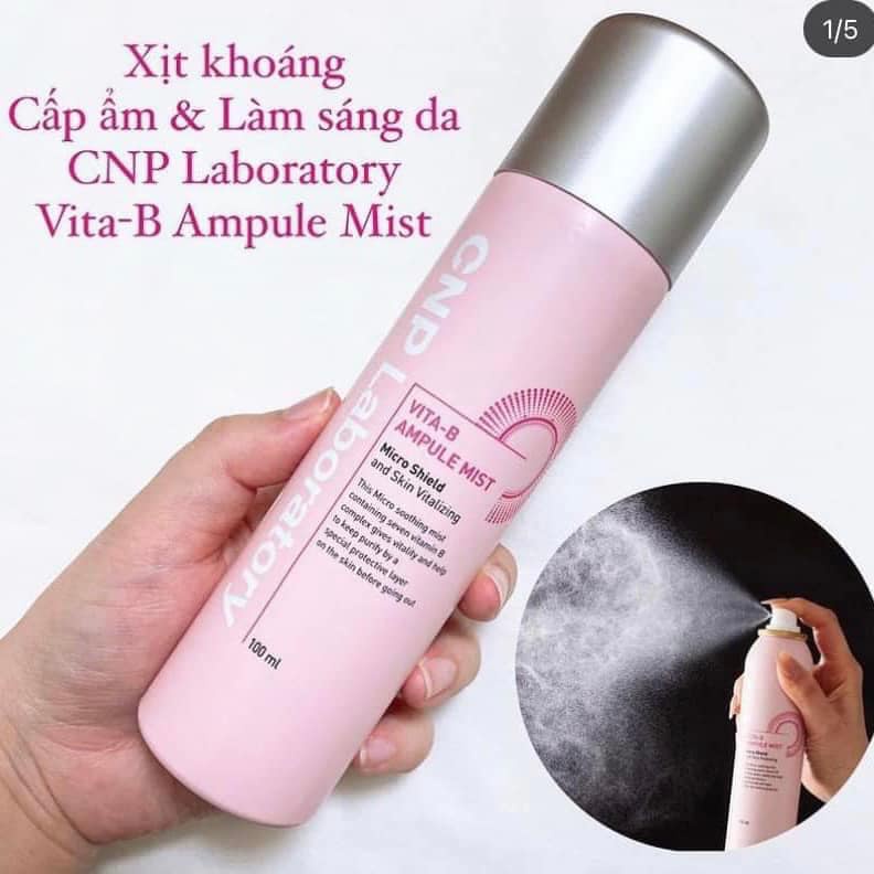 Xịt Khoáng Dưỡng Da Căng Bóng Ẩm Mịn Tức Thời CNP Laboratory - 100ml