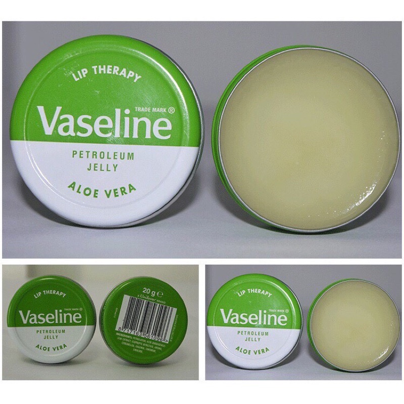 Son dưỡng môi Vaseline Petroleum Jelly Aloe Vera 20g