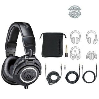 Tai nghe kiểm âm audio technica ath - m50x chính hãng bảo hành 12 tháng