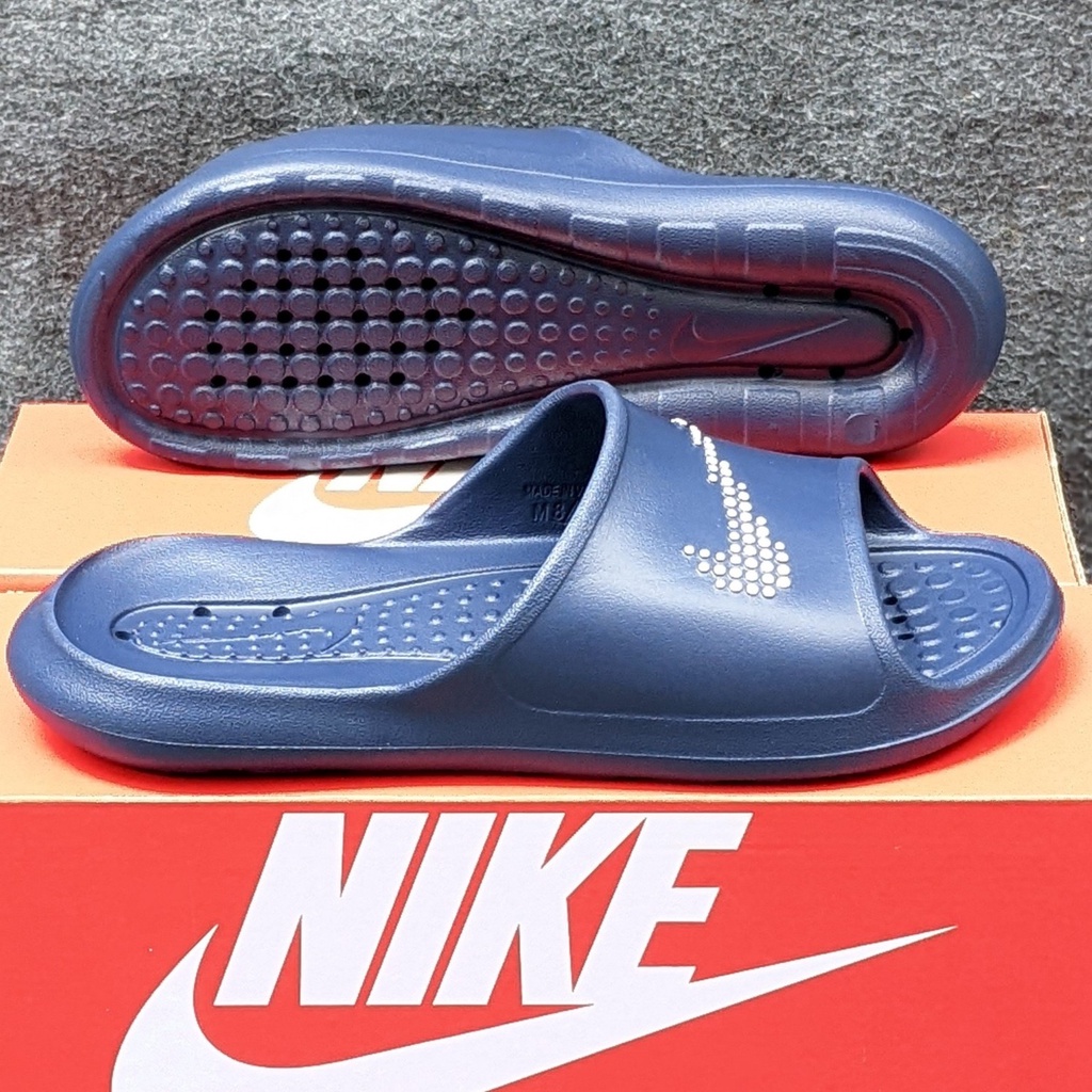 Dép Nike Victori One Slide màu xanh đen