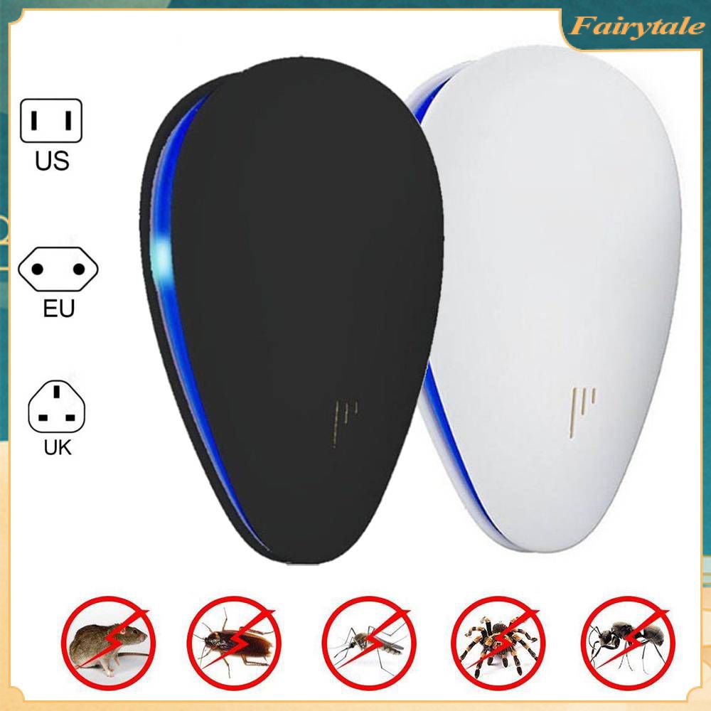 Máy Đuổi Côn Trùng Bằng Sóng Siêu Âm Máy Đuổi Muỗi Điện Tử Cắm Vào Chuột Nhện Gián Thuốc Trừ Sâu Kiểm Soát Côn Trùng Gây Hại 【Fairytale】