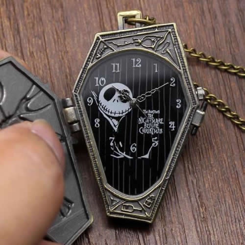 Đồng Hồ Bỏ Túi Hình Bộ Xương The Nightmare Before Christmas