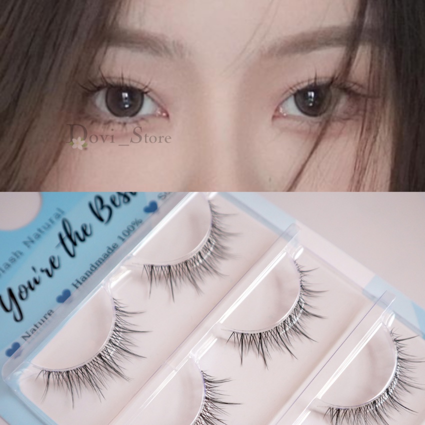 Lông Mi Giả Gân Trong Tự Nhiên Trông Như Mi Thật  từ  Thương Hiệu Dovi