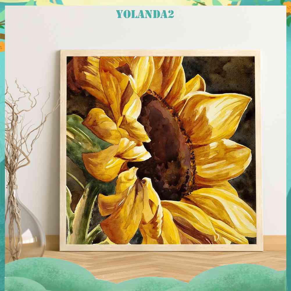 Bộ Tranh Thêu Chữ Thập DIY Hình Hoa Hướng Dương 11CT Yolanda2 /