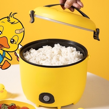 Nồi Cơm Điện Mini 2L Chống Dính Đa Năng (Nấu cơm ngon, nấu cháo, hầm, hấp luộc) 1 đến 2 người Mokapick