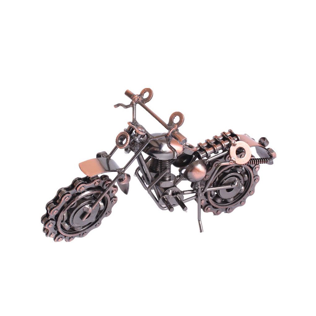 Đồ trang trí Xe Mô Tô Mini Phong Cách Vintage Dùng Để Trang Trí