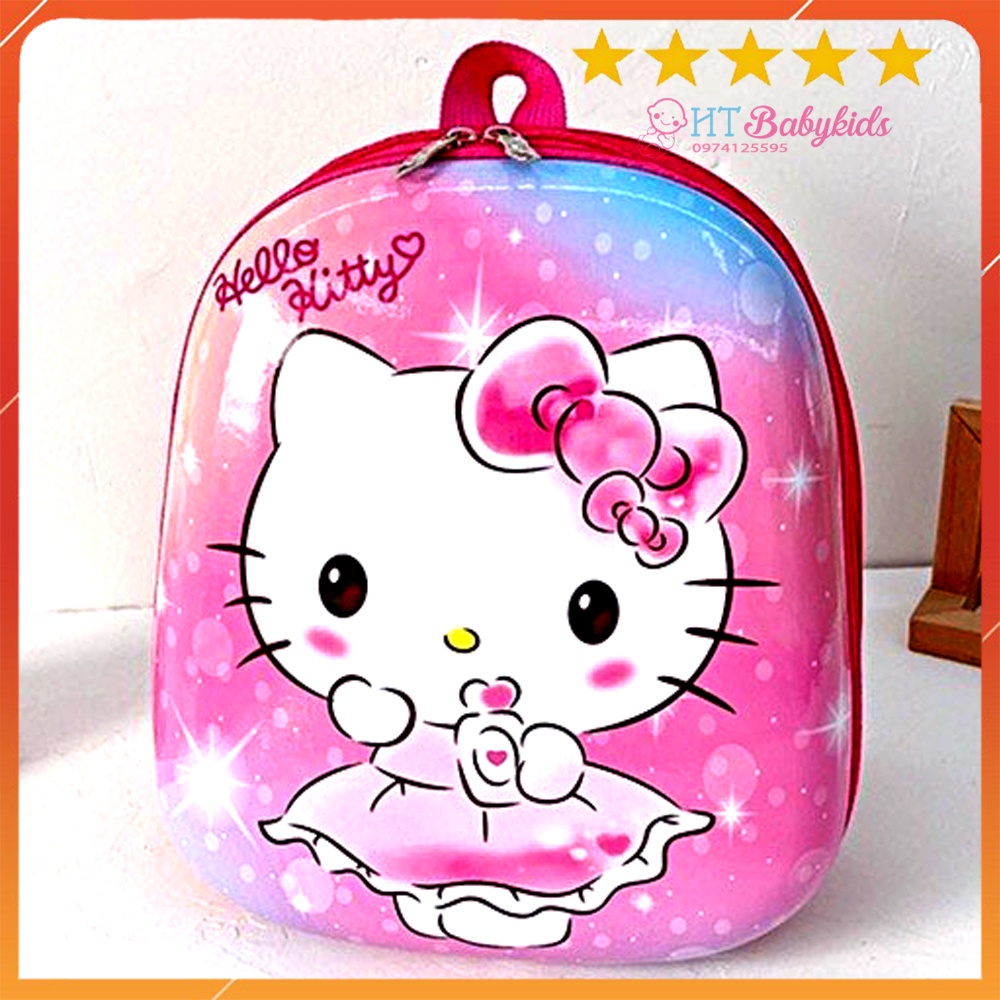 SALE TẾT  Ba Lô Mèo Hello Kitty, Doraemon Cho Bé Mẫu Giáo Mầm Non