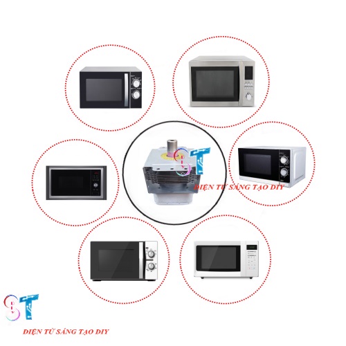 Bóng Đèn Cao Tần Phát Sóng Viba Cho Lò Vi Sóng Chân Liền Ngược Hướng Loại Tốt