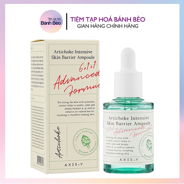 Tinh Chất Làm Dịu Hỗ Trợ Giảm Mụn Axis-y axisy Artichoke Intensive Skin Barrier Ampoule 30ml