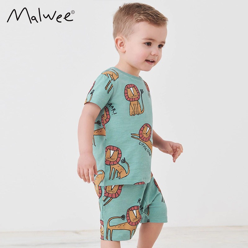 Bộ Thun Cotton Malwee nhiều Hoạ Tiết cho Bé Trai 2-7 Tuổi Mẫu Mới 2023 P1 - Jumping Beans Official Store