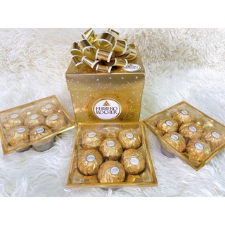 Socola Ferrero Rocher hộp nơ vàng